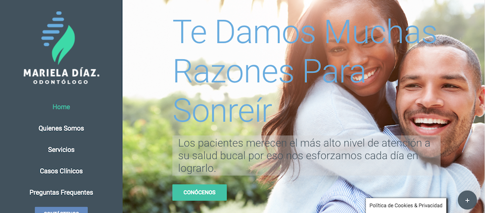 web para odontologos en caracas